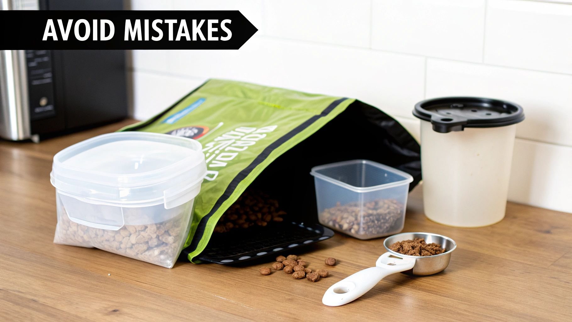 Common Dog Food Storage Mistakes