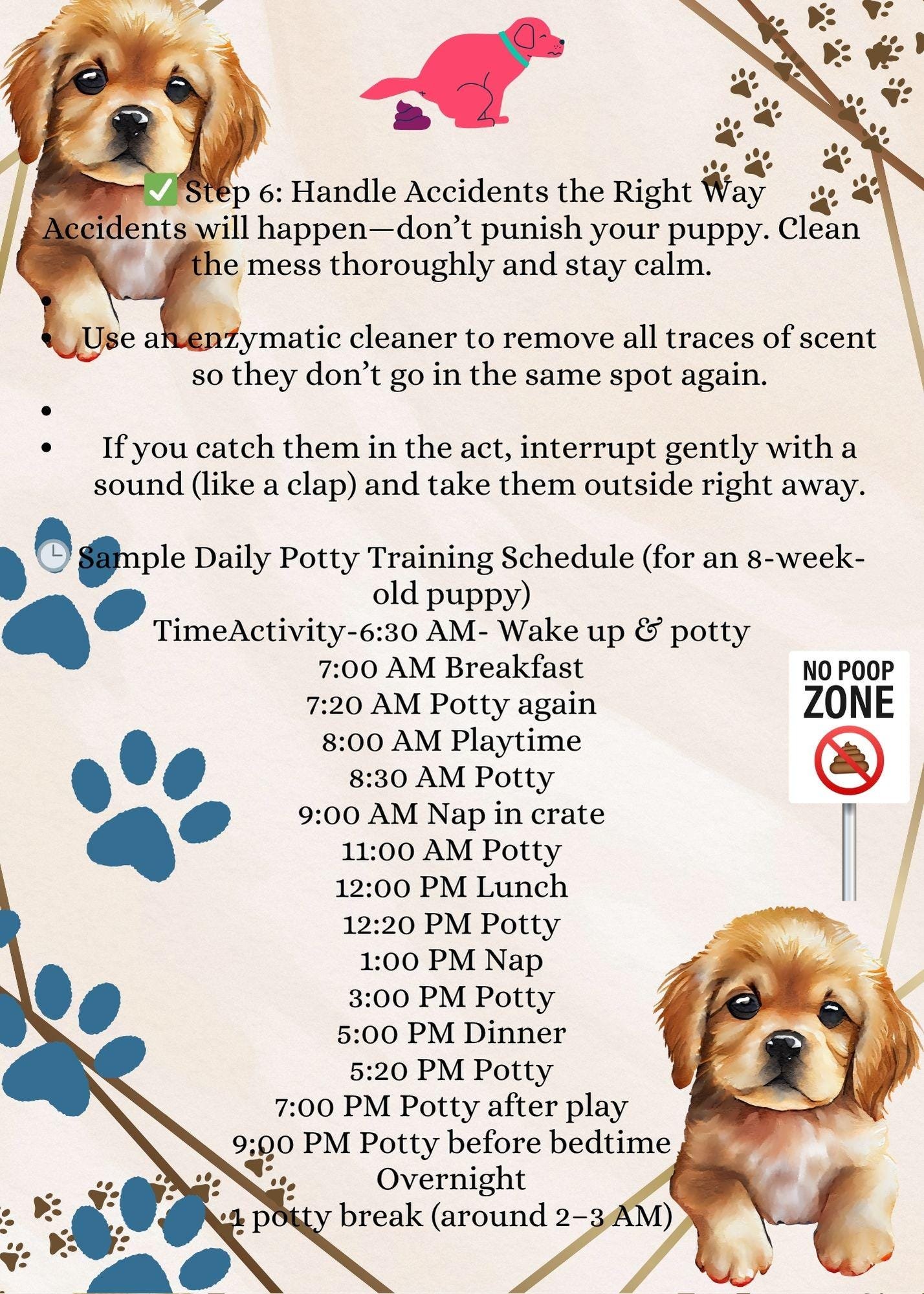 Step 5: Handle accidents the right way