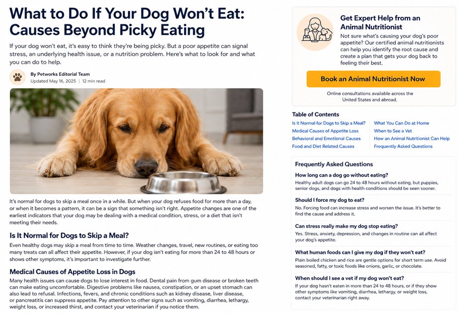 Is It Serious if My Dog Skips Meals?